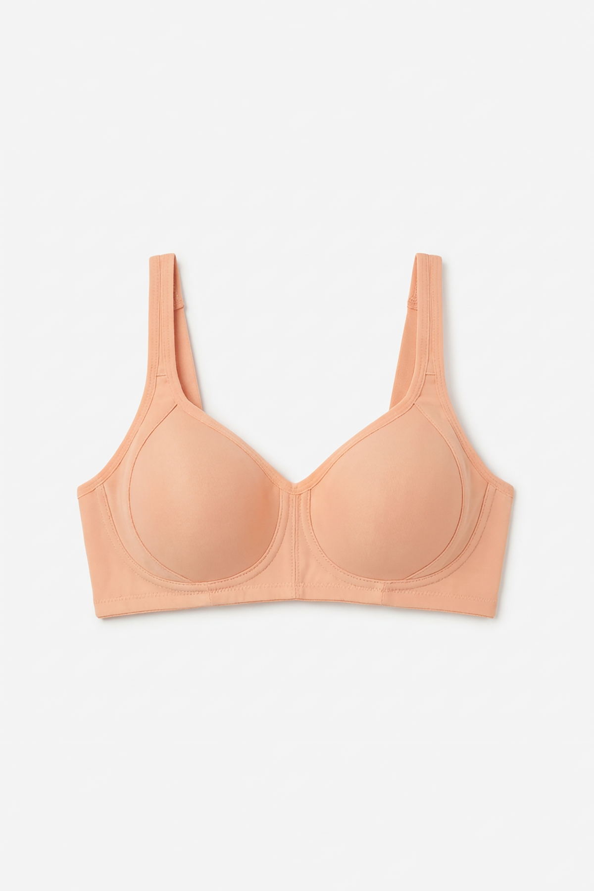 BLS - Calantha Non Wired And Non Padded Cotton Bra - Salmon — image 3 — Meeshop Pakistan