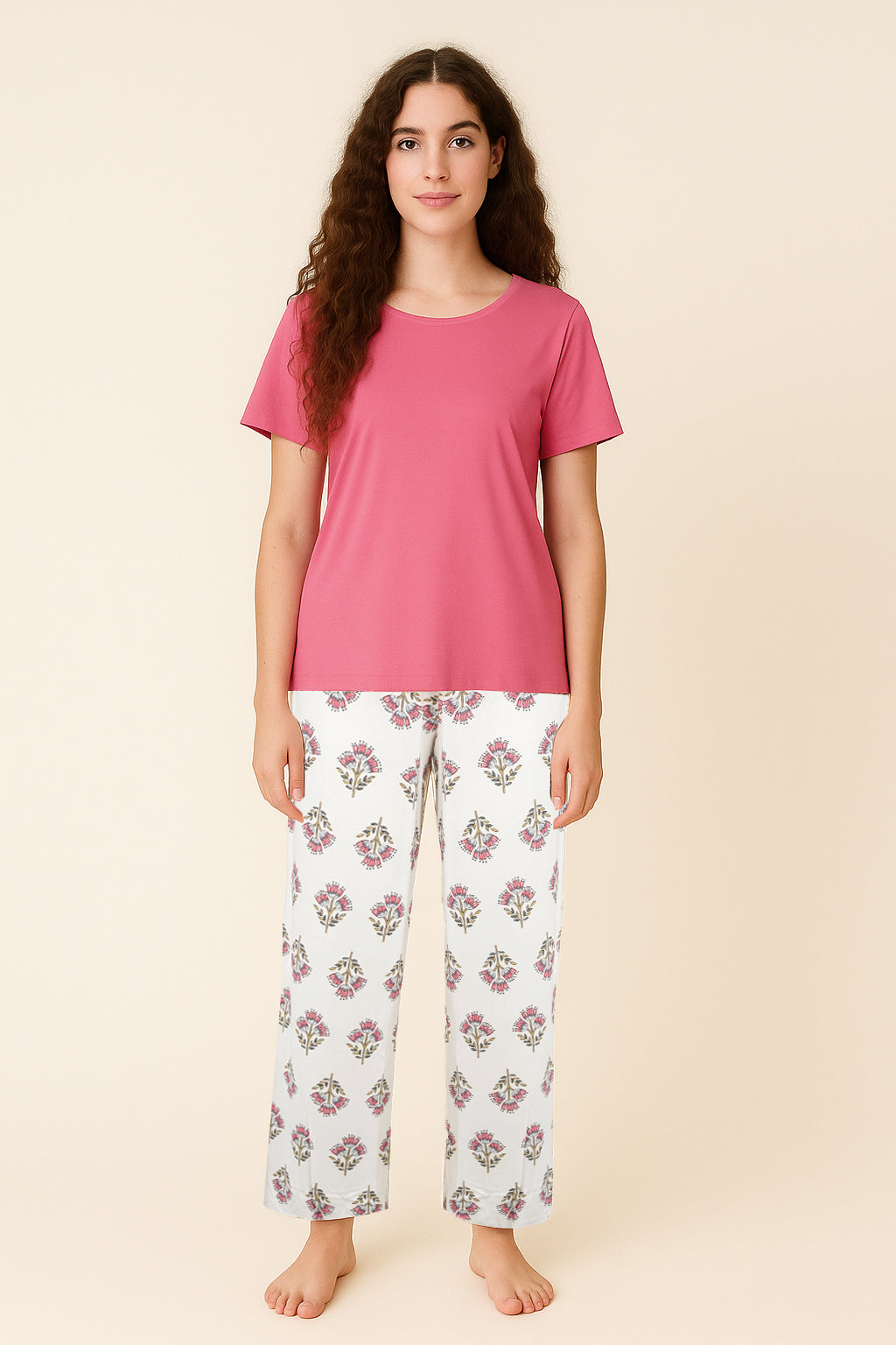 BLS - Camellia Viscose Pajama Set — image 1 — Meeshop Pakistan
