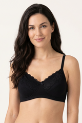 BLS - Caprina Non Wired And Non Padded Cotton Bra - Black Negro view 1