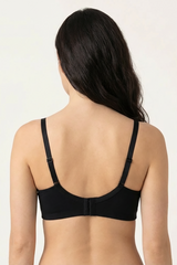 BLS - Caprina Non Wired And Non Padded Cotton Bra - Black Negro view 2