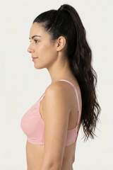 BLS - Caprina Non Wired And Non Padded Cotton Bra - Cosmo Pink view 3