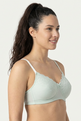 BLS - Caprina Non Wired And Non Padded Cotton Bra - Mint view 3