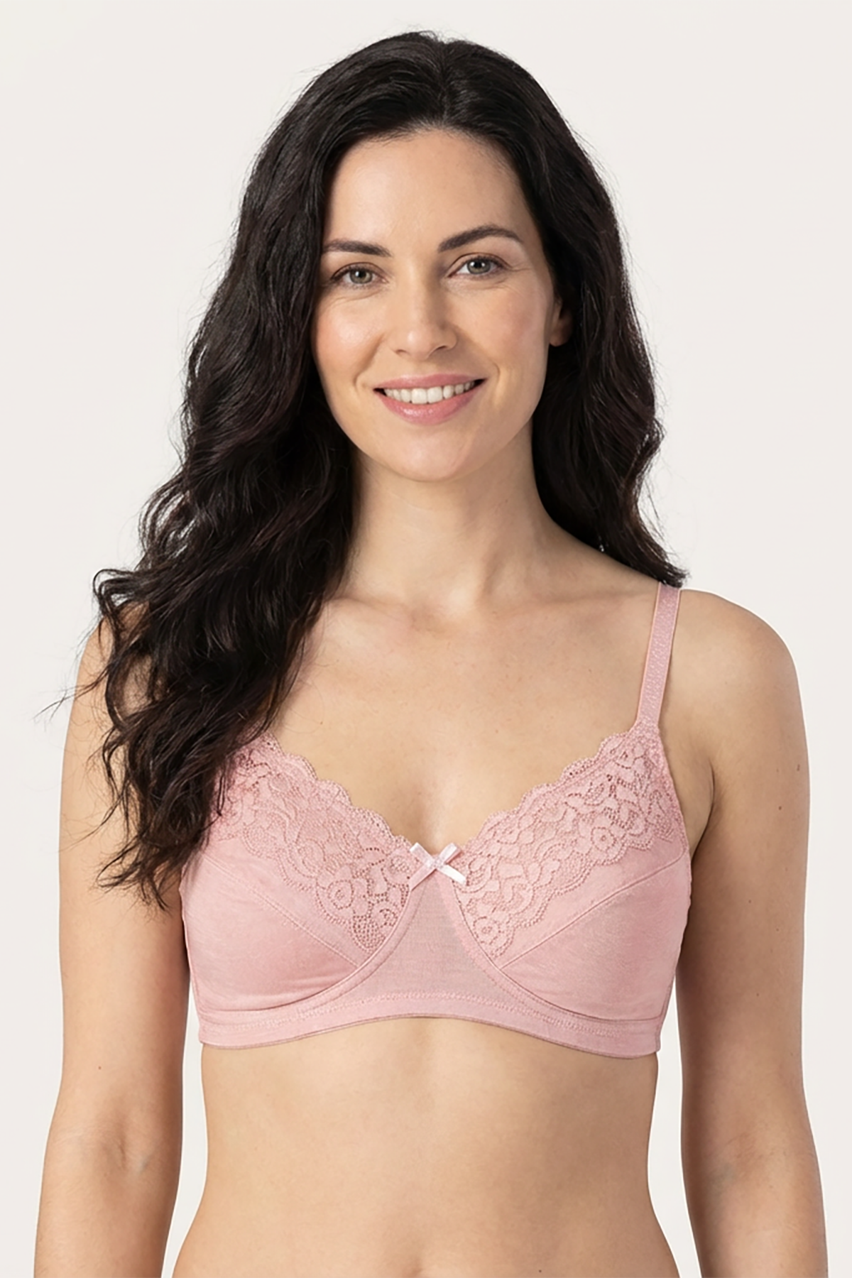 BLS - Caprina Non Wired And Non Padded Cotton Bra - Soft Pink — image 1 — Meeshop Pakistan