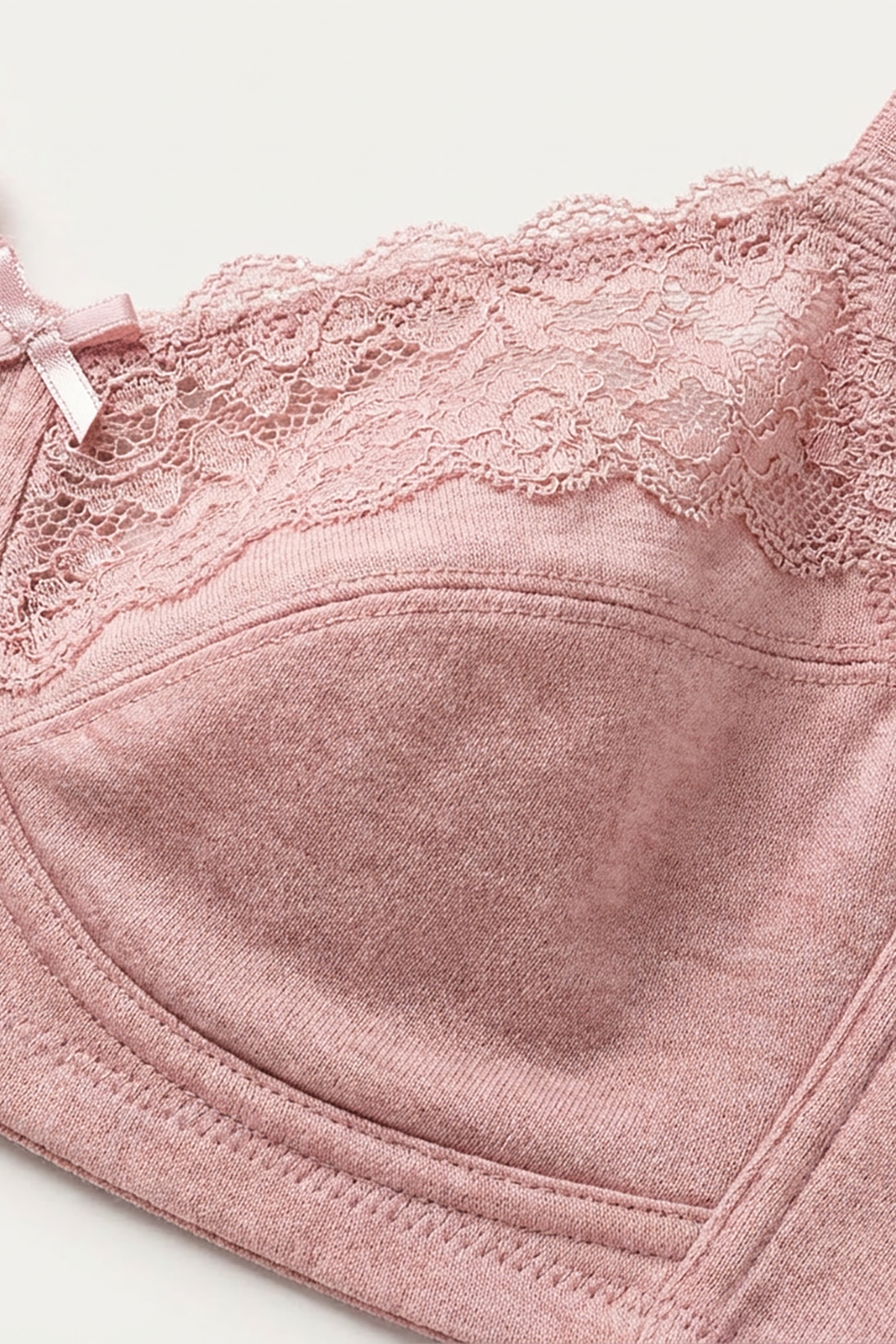 BLS - Caprina Non Wired And Non Padded Cotton Bra - Soft Pink — image 3 — Meeshop Pakistan