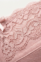 BLS - Caprina Non Wired And Non Padded Cotton Bra - Soft Pink view 5