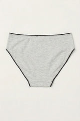 BLS - Cassia Cotton Brief - Gray view 2