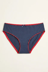 BLS - Cassia Cotton Brief - Navy view 3