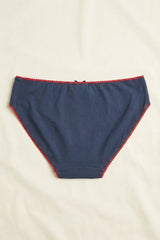 BLS - Cassia Cotton Brief - Navy view 2