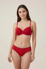 BLS - Cassia Cotton Brief - Red view 1