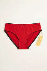 BLS - Cassia Cotton Brief - Red view 3