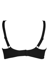 BLS - Cece Non Wired And Non Padded Cotton Bra - Black view 4