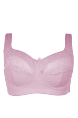 BLS - Cece Non Wired And Non Padded Cotton Bra - Pink view 3