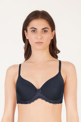 BLS - Celine Wired And Light Padded Bra - Navy Blue view 1