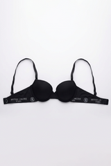 BLS - Cheree Wired And Padded Cotton Bra - Black view 4