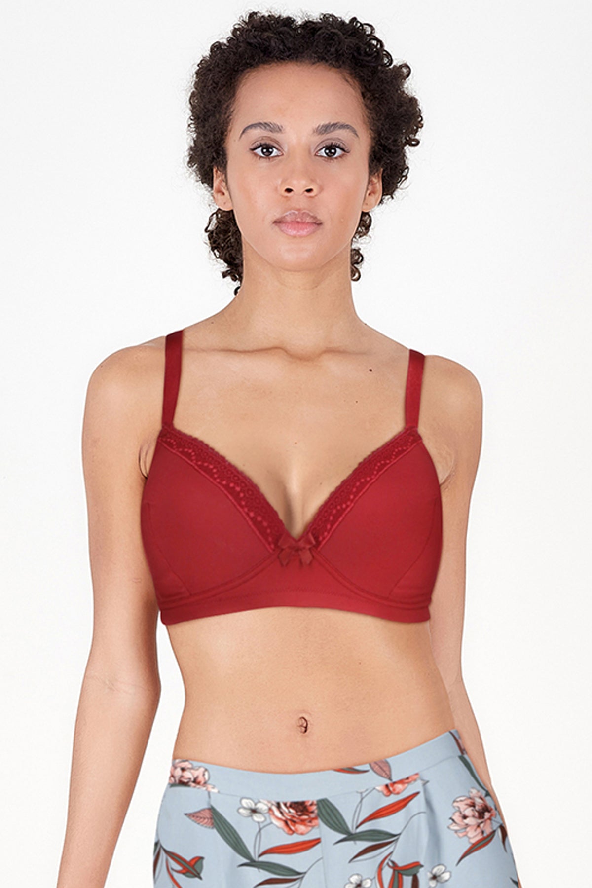 BLS - Clarie Non Wired And Padded Bra - Burgundy — image 4 — Meeshop Pakistan