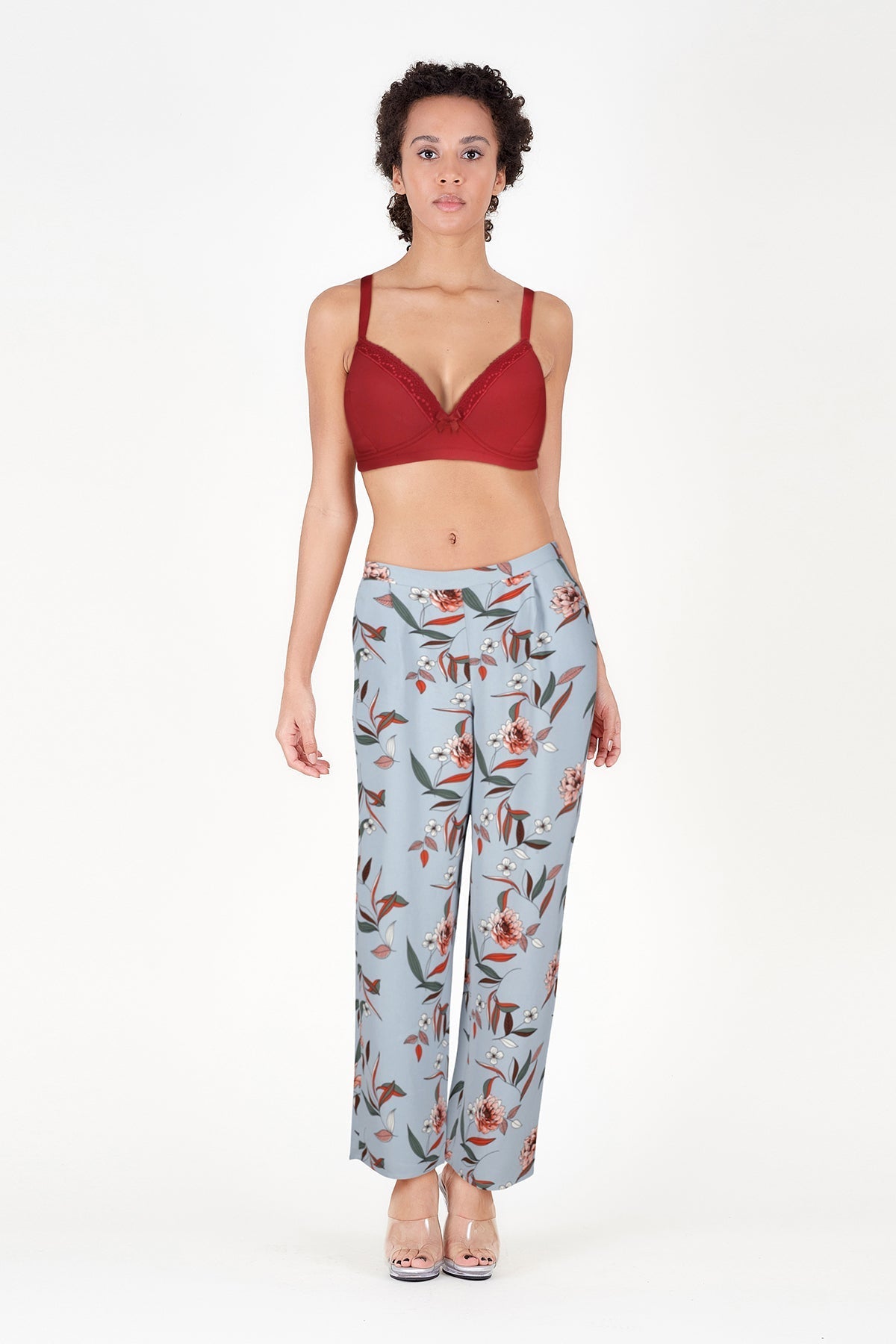 BLS - Clarie Non Wired And Padded Bra - Burgundy — image 1 — Meeshop Pakistan
