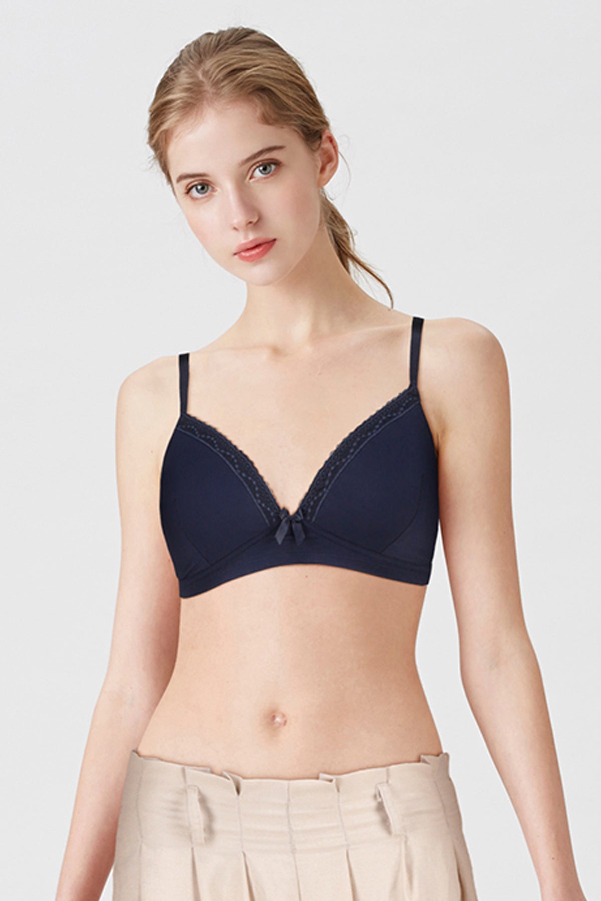 BLS - Clarie Non Wired And Padded Bra - Navy Blue — image 4 — Meeshop Pakistan