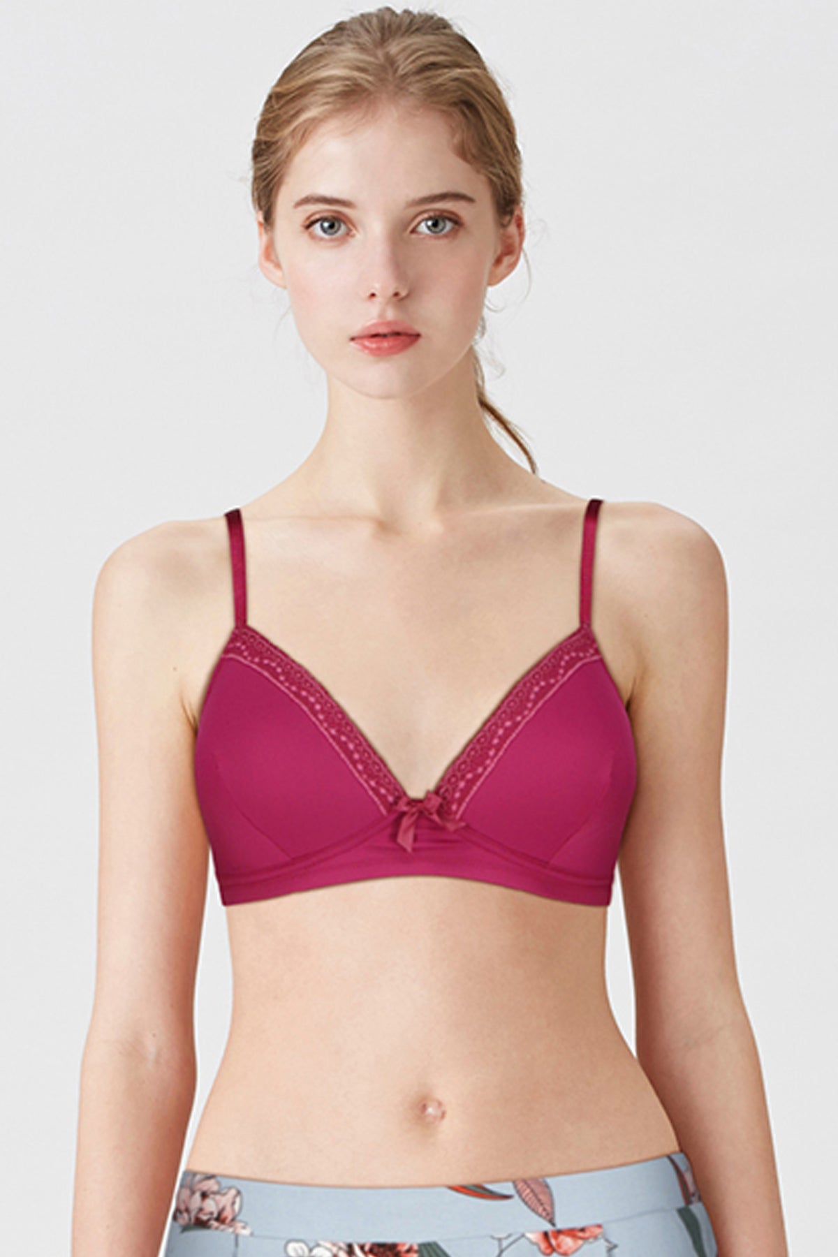 BLS - Clarie Non Wired And Padded Bra - Respberry — image 4 — Meeshop Pakistan