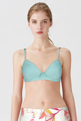 BLS - Clarie Non Wired And Padded Bra - Sea Green view 4