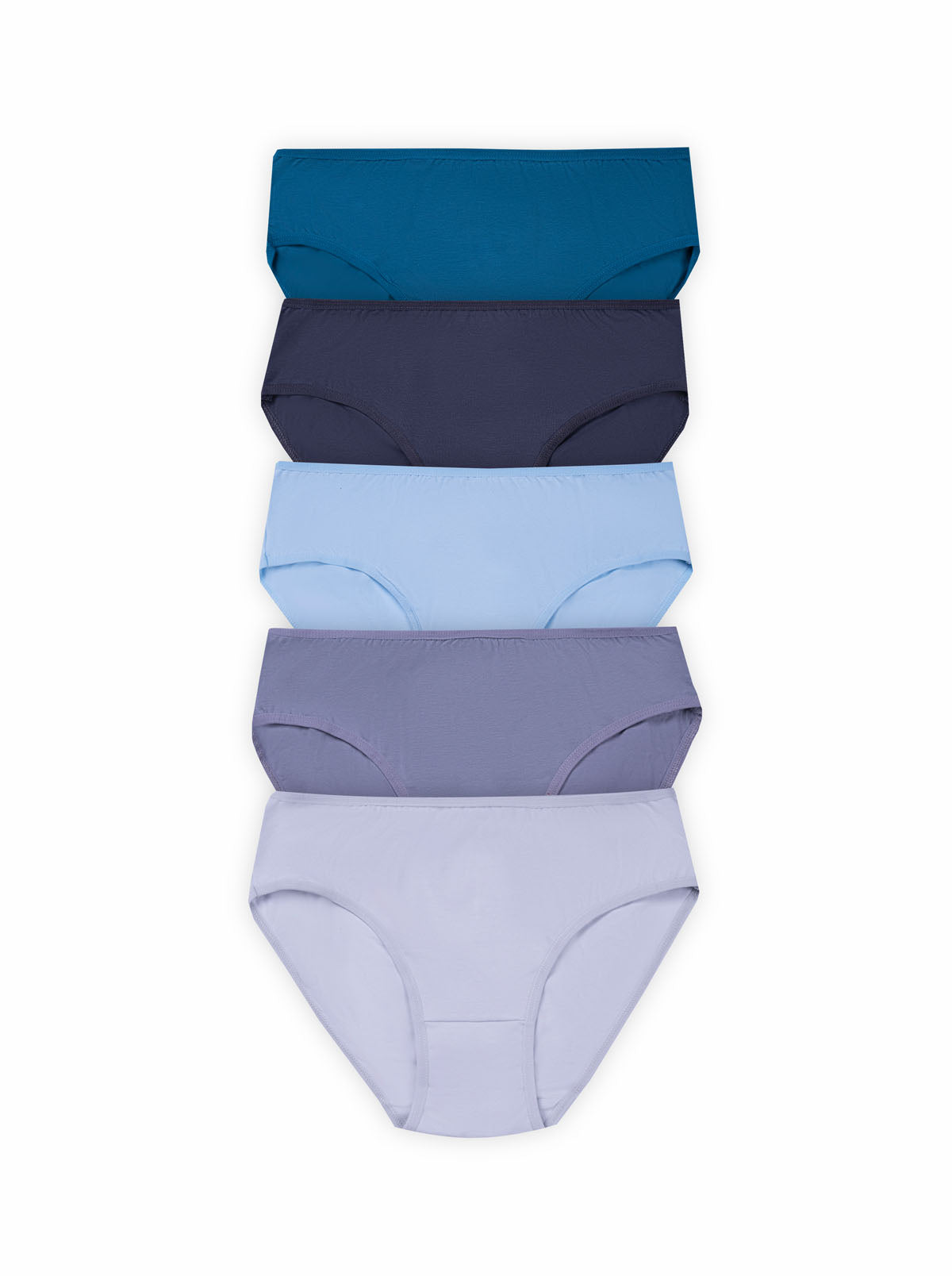 BLS - Clover Mid Rise Cotton Panty - Pack Of 5 — image 1 — Meeshop Pakistan