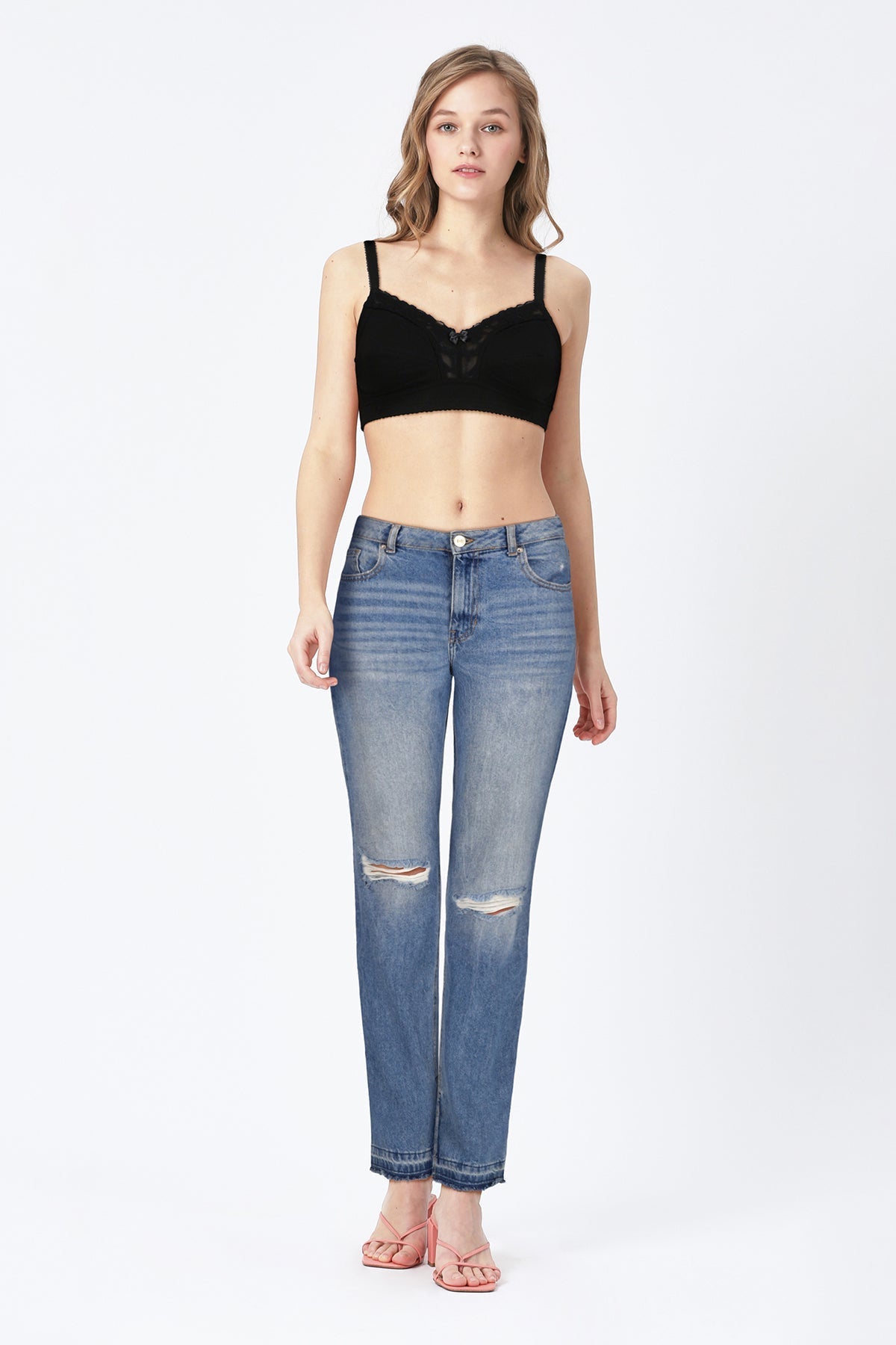 BLS - Colette Non Wired And Non Padded Cotton Bra - Black — image 1 — Meeshop Pakistan