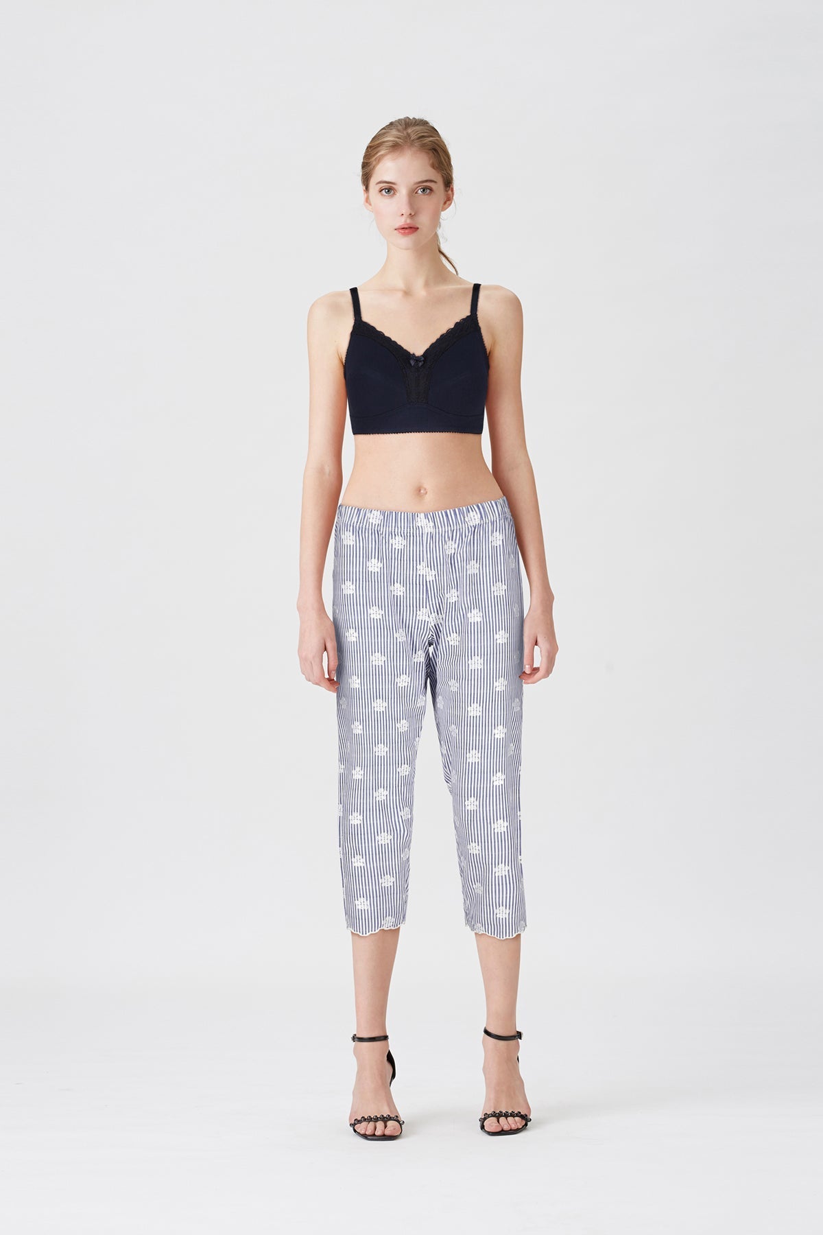 BLS - Colette Non Wired And Non Padded Cotton Bra - Navy Blue — image 1 — Meeshop Pakistan