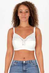 BLS - Colette Non Wired And Non Padded Cotton Bra - White view 4