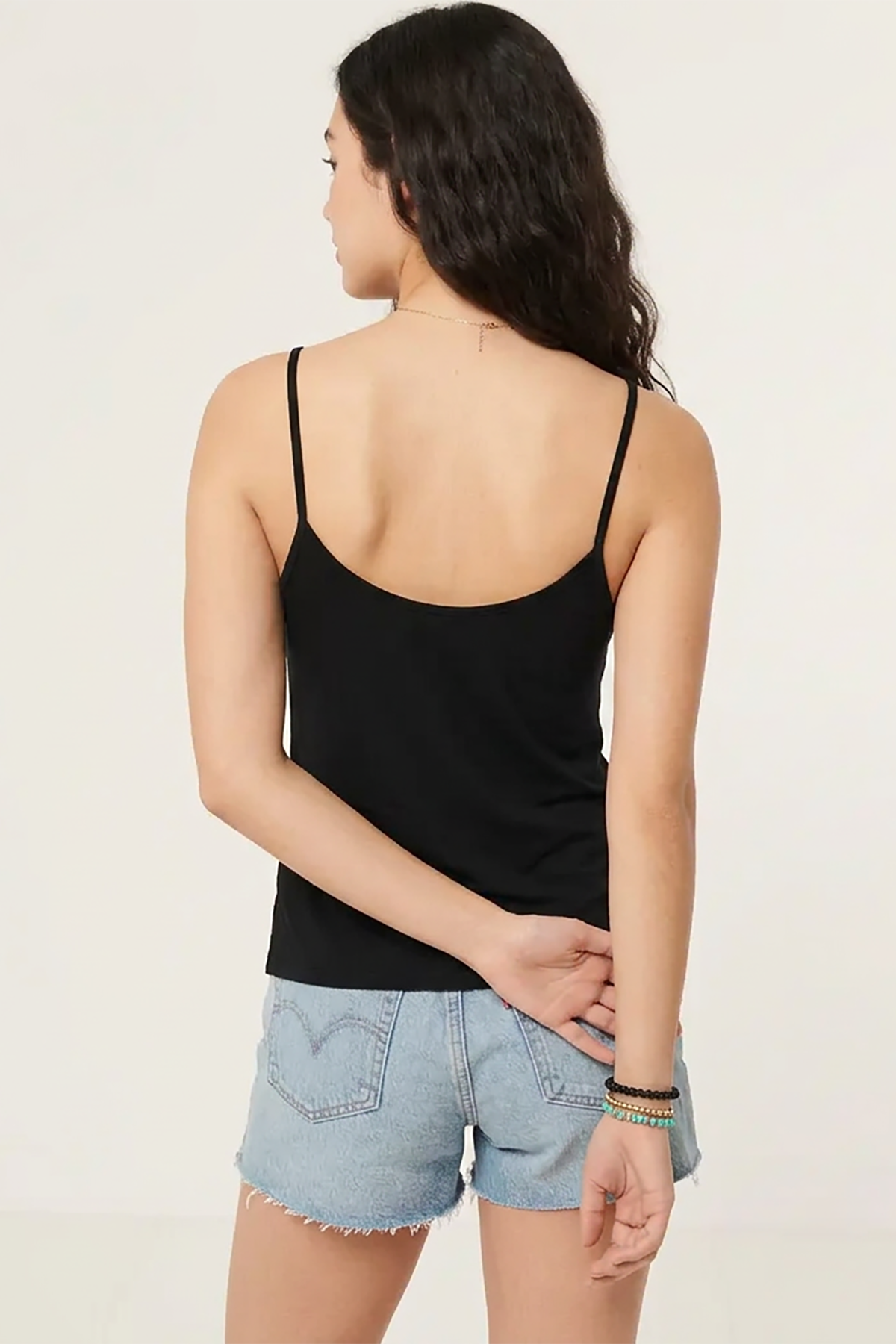 BLS - Colleen Stretchable Cotton Camisole - Black — image 2 — Meeshop Pakistan