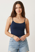 BLS - Colleen Stretchable Cotton Camisole - Blue