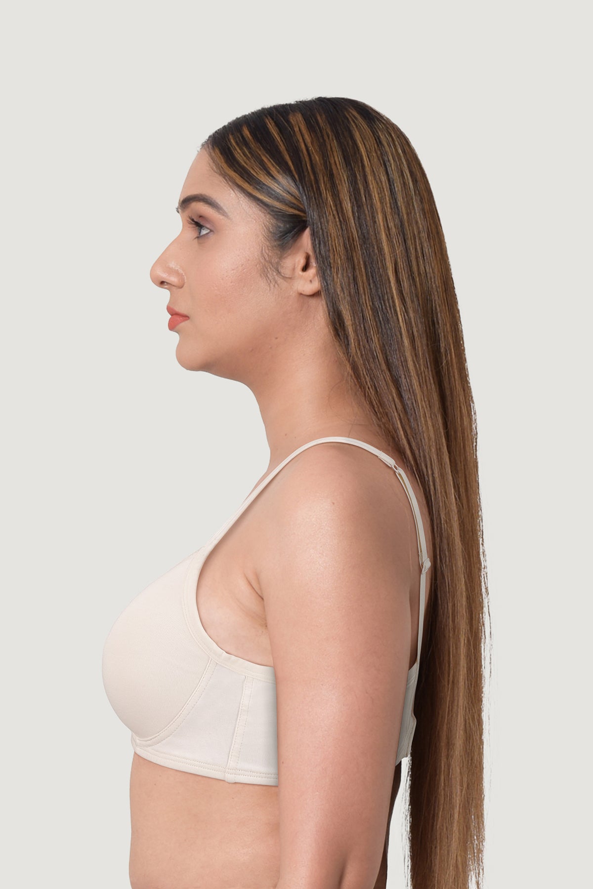 BLS - Colma Non Wired And Padded Cotton Bra - Pink — image 3 — Meeshop Pakistan
