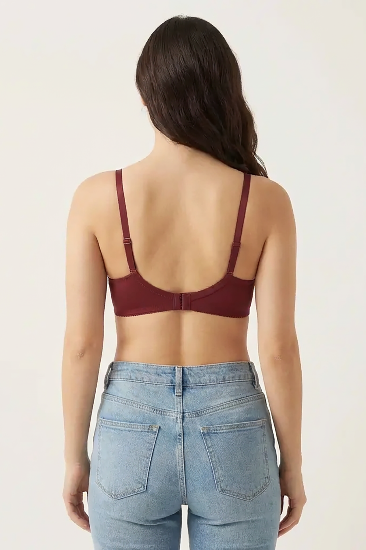 BLS - Colo Wired And Padded Cotton Bra - Hena — image 2 — Meeshop Pakistan