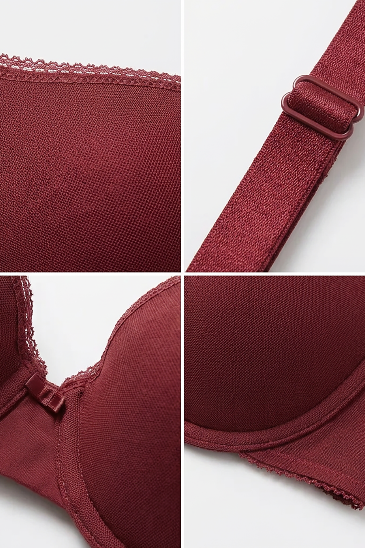 BLS - Colo Wired And Padded Cotton Bra - Hena — image 4 — Meeshop Pakistan