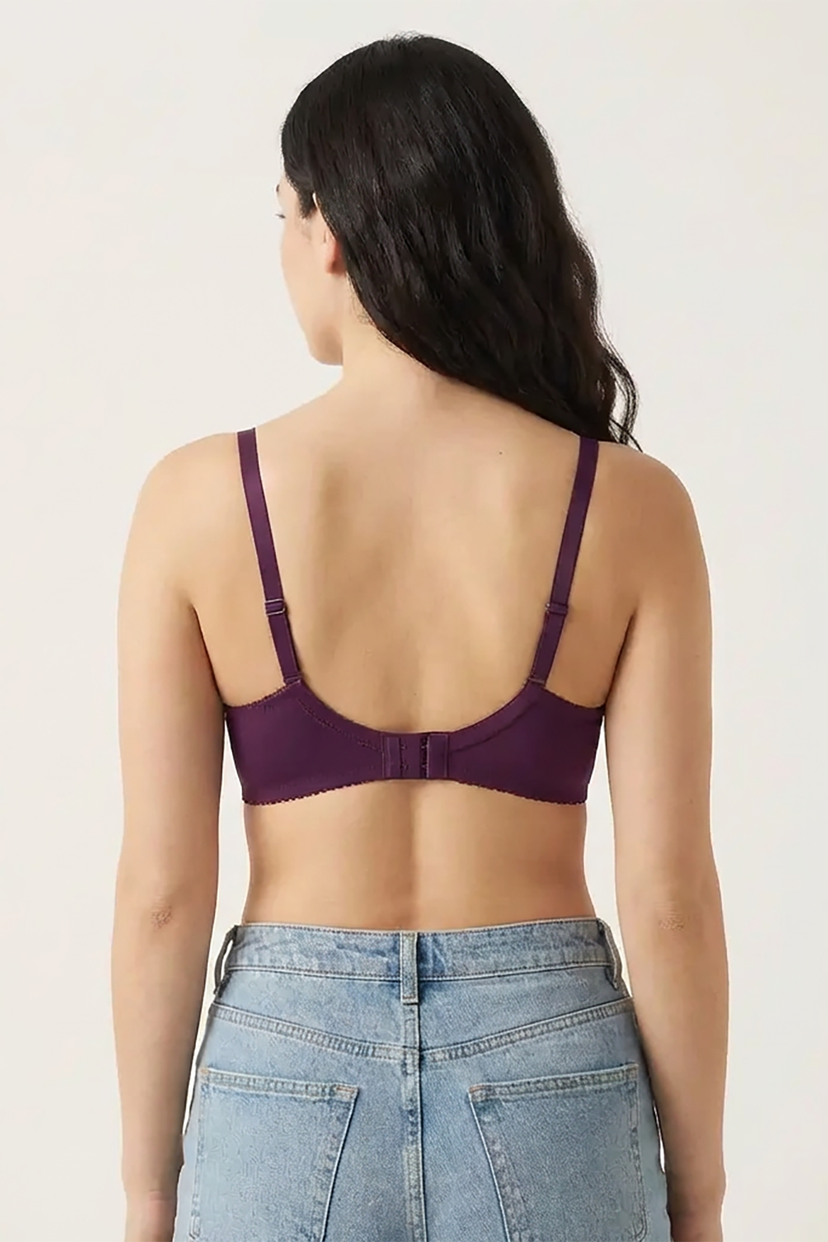 BLS - Colo Wired And Padded Cotton Bra - Patent Purple — image 2 — Meeshop Pakistan