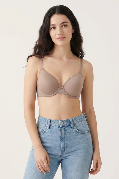 BLS - Colo Wired And Padded Cotton Bra - SD Grey