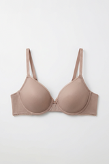 BLS - Colo Wired And Padded Cotton Bra - SD Grey view 3