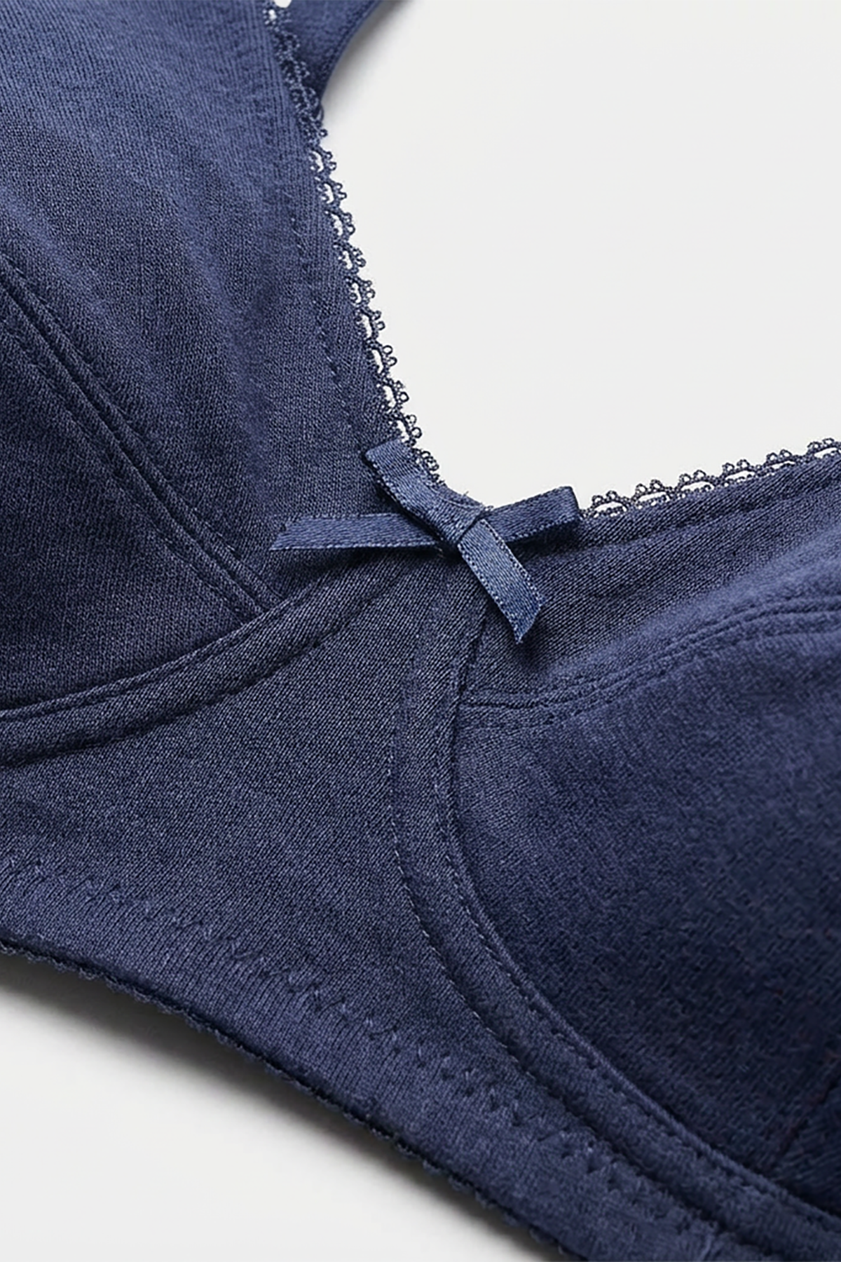 BLS - Cora Non wired And Non Padded Cotton Bra - Navy Blue — image 4 — Meeshop Pakistan