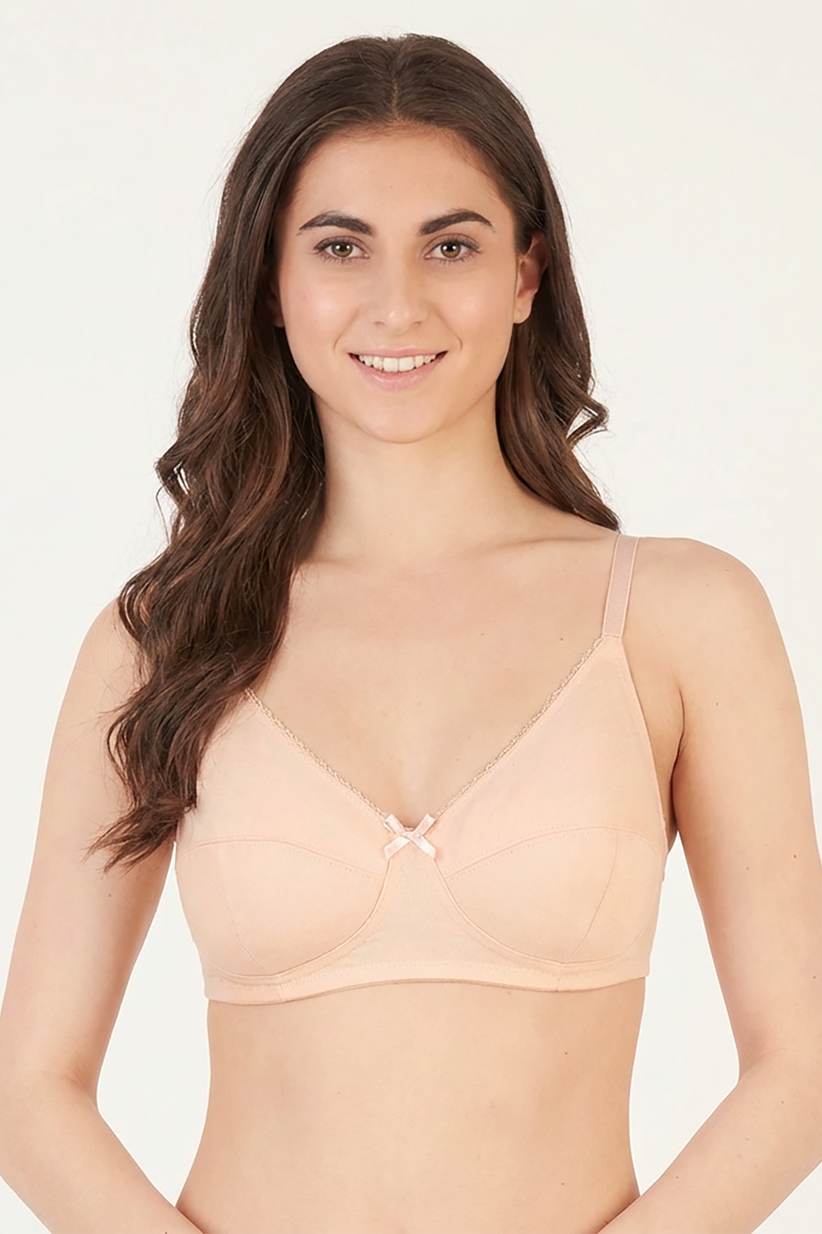 BLS - Cora Non wired And Non Padded Cotton Bra - Skin — image 1 — Meeshop Pakistan