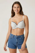 BLS - Cosima Wired And Push Up Bra - Gray