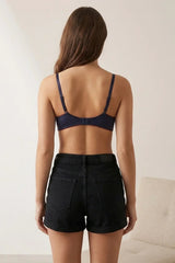 BLS - Cosima Wired And Push Up Bra - Navy view 4