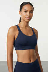 BLS - Eleanor Padded Sports Bra And Tights Set - Blue view 3