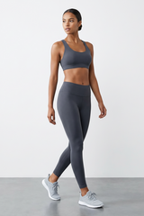 BLS - Eleanor Padded Sports Bra And Tights Set - Grey view 1