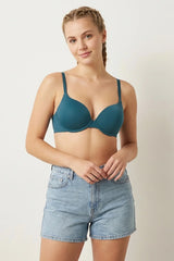 BLS - Emily Wired And Padded Bra - Dark Green view 1