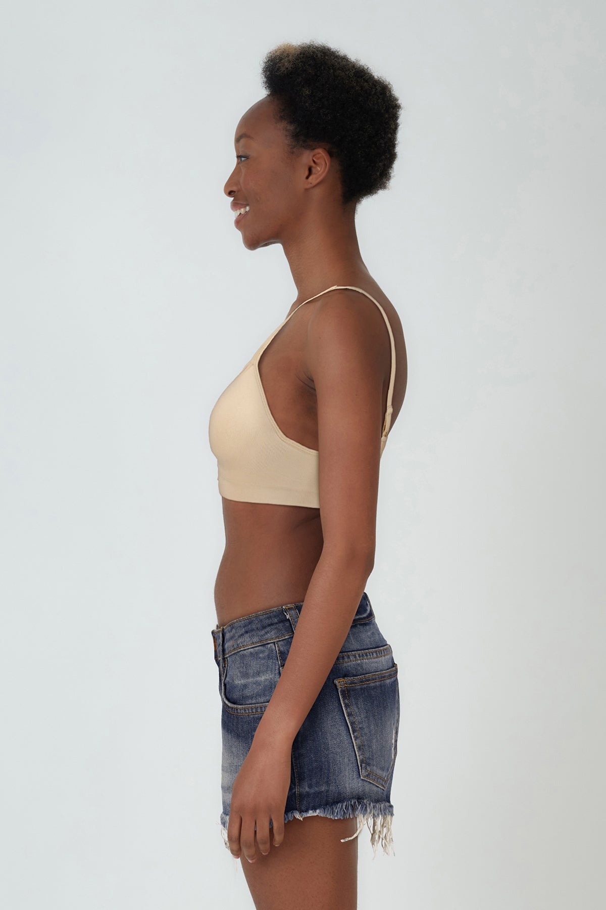 BLS - Filomena Non Wired And Padded Bra - Beige — image 3 — Meeshop Pakistan