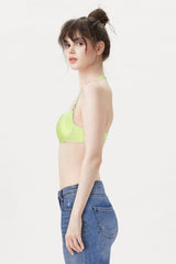 BLS - Frida Wired And Pushup Bra - Green view 3