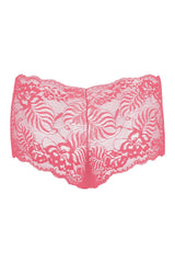 BLS - Liza Lace Boyshort - Pomegranate view 2