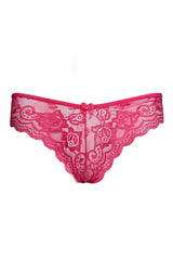 BLS - Lulu Lace Panty - Fuchsia view 1