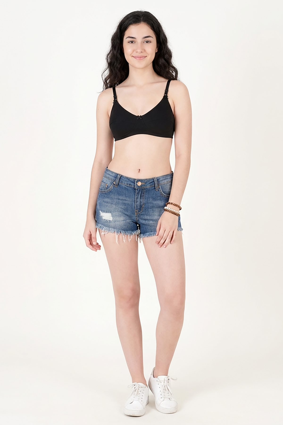 BLS - Meltem Non Padded Cotton Bra - Black — image 1 — Meeshop Pakistan