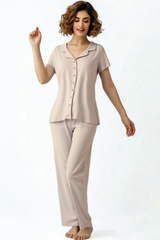 BLS - Misty Viscose Pajama Set - Ivory view 3
