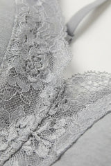 BLS - Nursing Comfort Bra - Heather Grey view 3