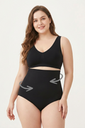 BLS - Opaque Fit Tummy Control Midwaist Shapewear - Black